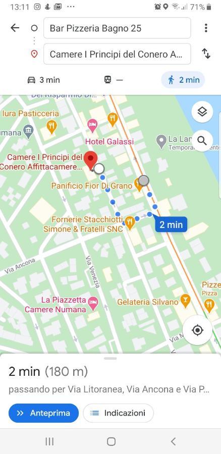 Affittacamere I Principi Del Conero Numana Exteriér fotografie